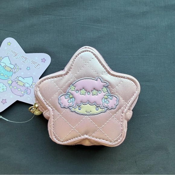 Sanrio Handbags - Sanrio The Little Twin Stars Lala pink mini pouch
